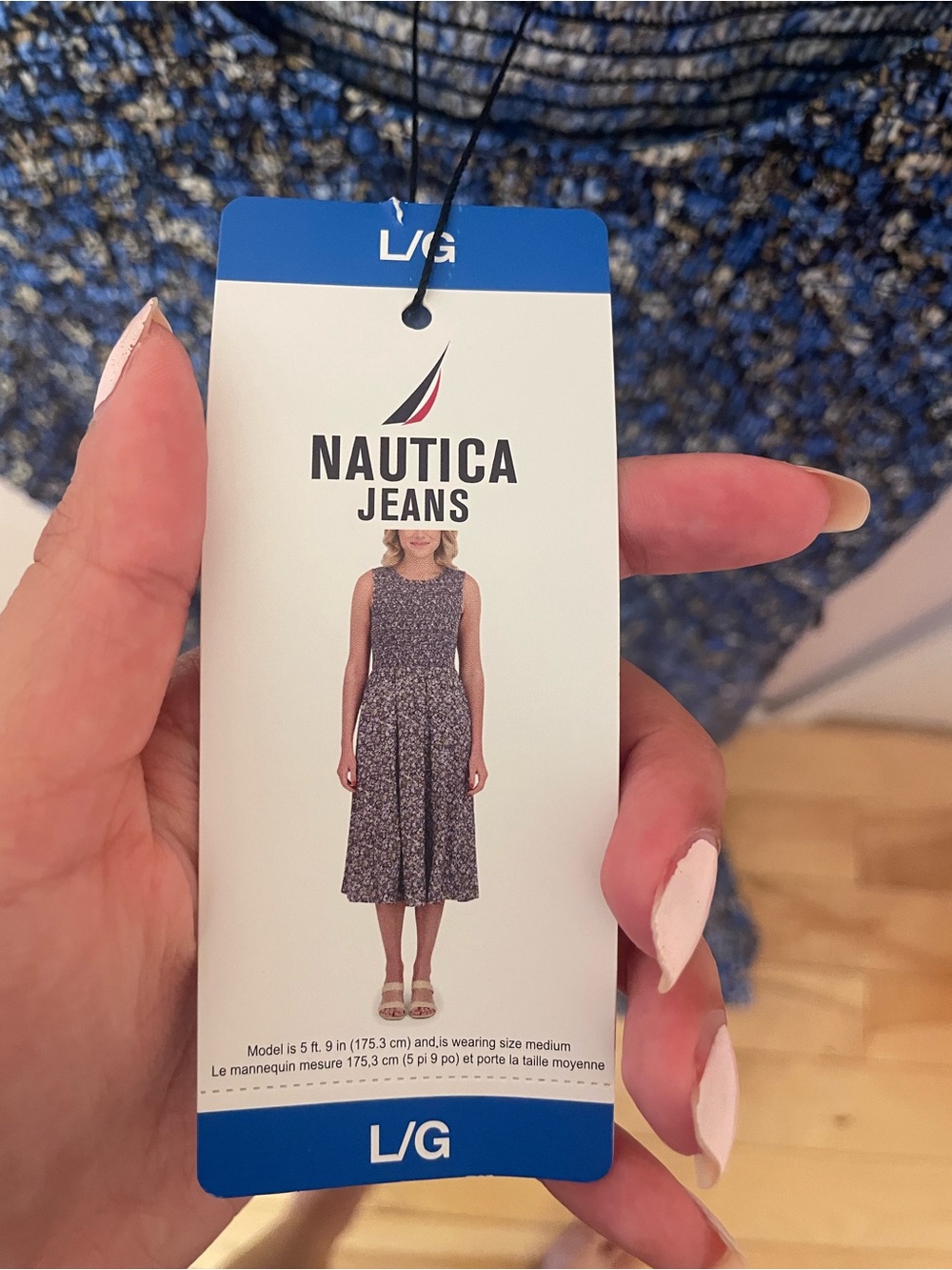 NWT Blue Multi Floral Maxi Dress